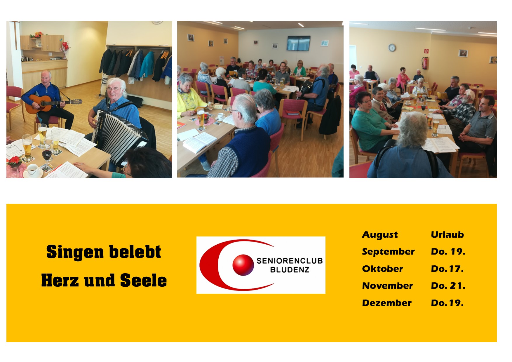 Singen im Herbst 2019