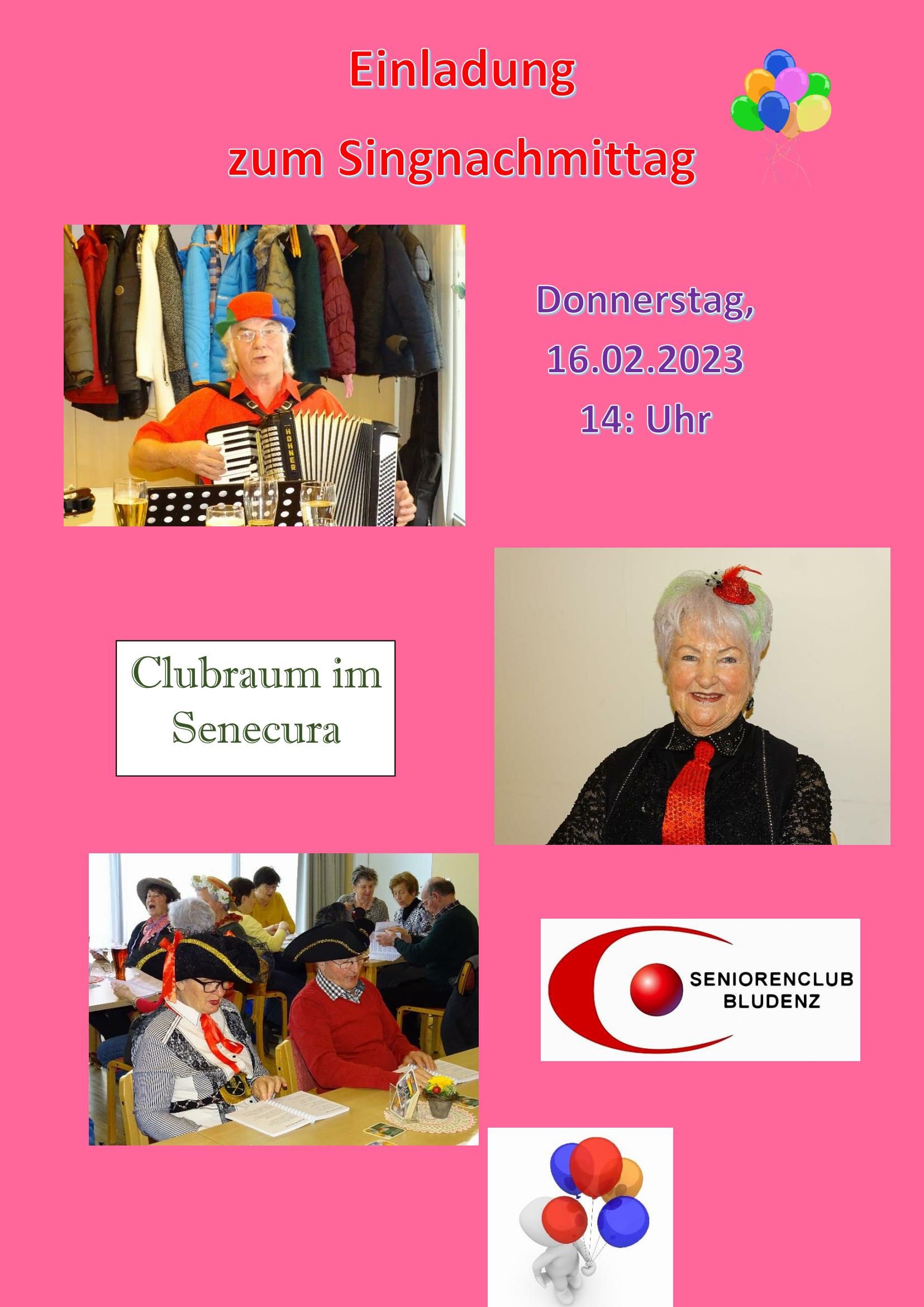 Einladung zum singen Fasching Page 1
