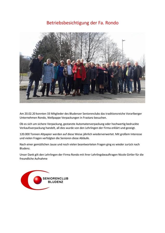 Fa. Rondo Bericht Page 1
